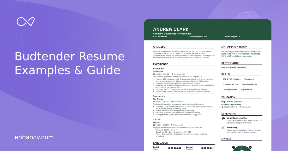 5 Budtender Resume Examples amp Guide - Budtender RlZTCc8bZx5GmqEVp36ZFoVU3zzvbLbRqklXrvJJ 