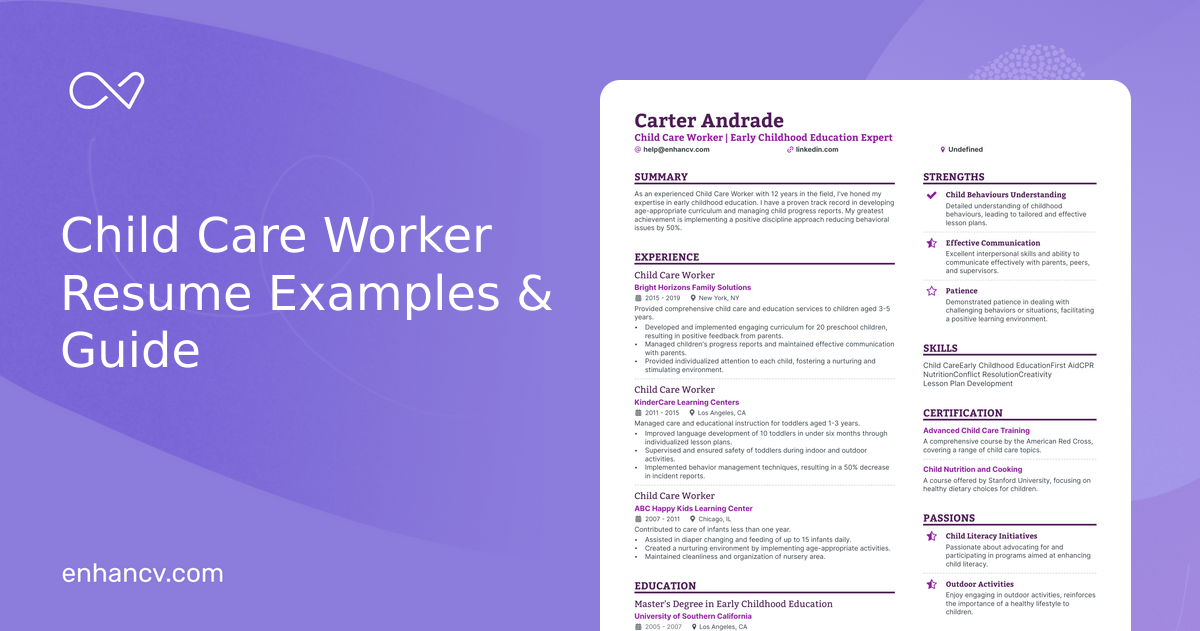 5 Child Care Worker Resume Examples - Child Care Worker RXGn7KJ8EDAd9baypteHIgnrUy6dodQXX6xzGSmg 