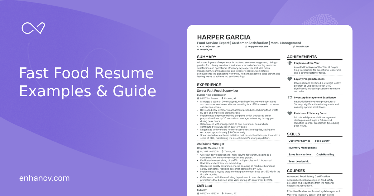 5 Fast Food Resume Examples amp Guide - Fast Food Z3gK1OCYODeK4wWl7kVxFtPUq0u91PKHN3dFFcTR 