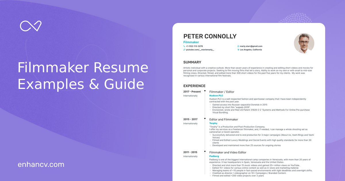 8 Filmmaker Resume Examples amp Guide - Filmmaker 1sLglvuA18N5fV4D5a49kCcr0nxQEEstDA7ggNKL 
