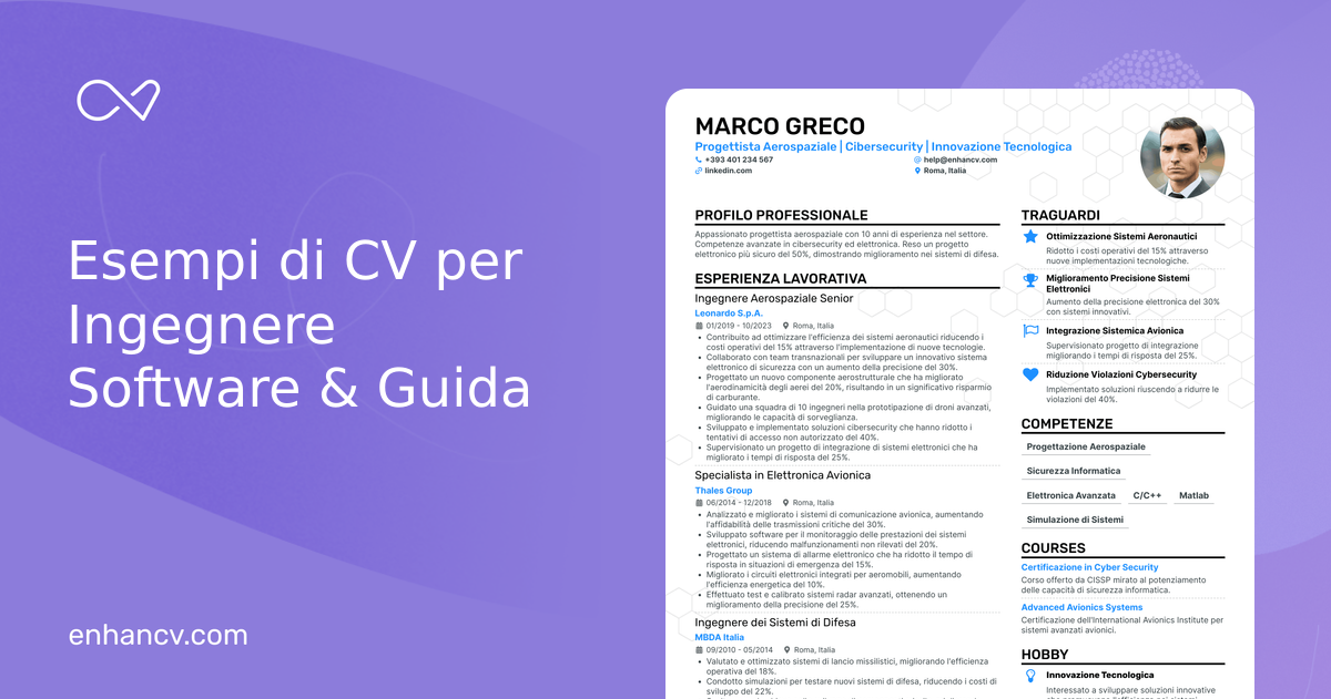 15 Esempi di Curriculum per Ingegnere Software che Hanno Fatto Assumere